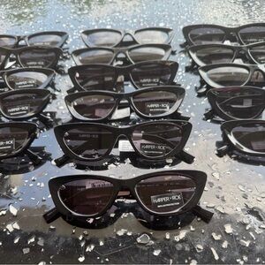 Harper + Roe Black Cat-Eye Sunglasses 16 pairs sold together